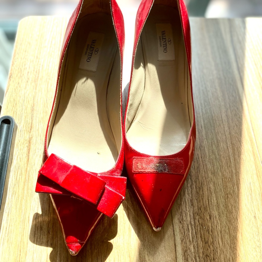 Valentino red heels